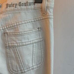 Juicy Couture Off-White Denim Pants
